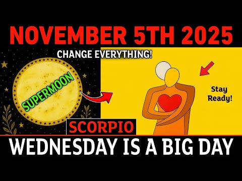 Видео: СКОРПИОН ♏ 5 ноября 2025 г. СУПЕРЛУНИЕ — одна ночь, которая ИЗМЕНИТ вашу СУДЬБУ навсегда!