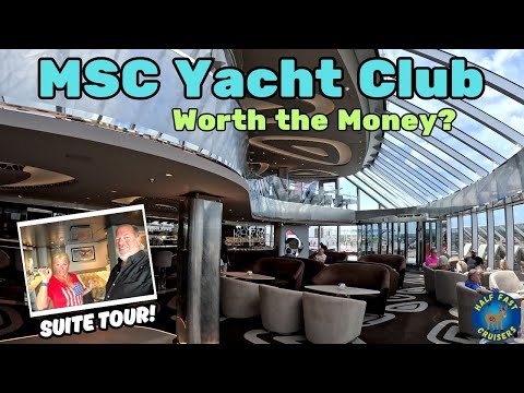 Видео: Полный обзор яхт-клуба на MSC Seascape
