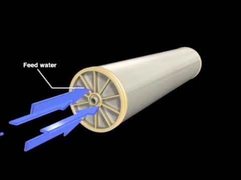 Видео: Наглядное видео показывающее устройство мембраны и процесс прохождения воды через мембрану