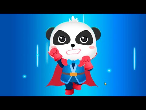 Видео: Babybus Маленькая панда Битва героев Супер герой кики Game Play 1 - Игры для детей 🎮
