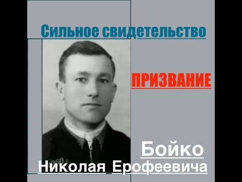 Видео: Свидетельство Бойко Николая Ерофеевича 1я часть  - Вячеслав Бойнецкий