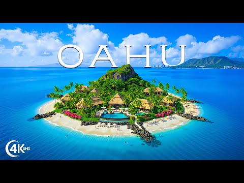 Видео: Оаху 4K UHD | Дип-хаус • Тропический островной город • Океанский микс 🌴🎶