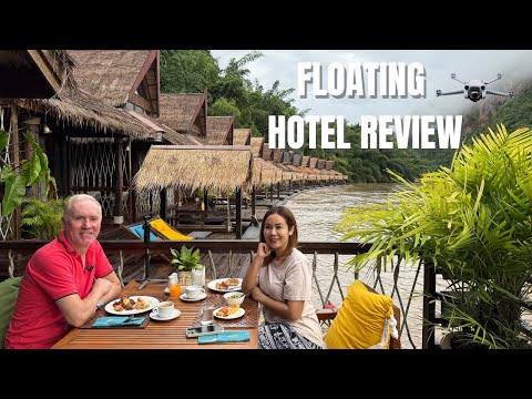 Видео: Обзор курорта Floathouse River Kwai Resort | Плавучий отель, завтрак и тур с дронами DJI
