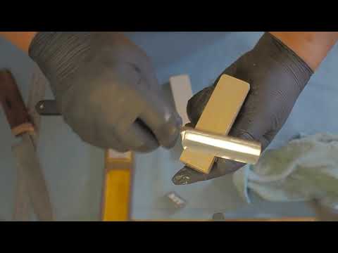 Видео: Бельгийские точильные камни (Yellow Coticule) | Belgian Sharpening Stones (Yellow Coticule)