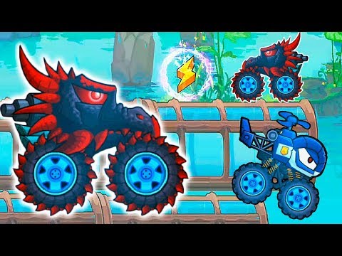 Видео: ДРАКОН Car Eats Car Multiplayer Победили БОССА и Открыли Новую Машину Дракон в Гонках Car Eats Car