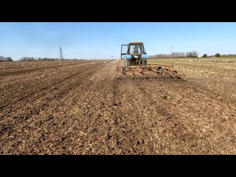 Видео: Подготовка к посевной. Работаю по новому. КПС-4.2 вместо дискатора.