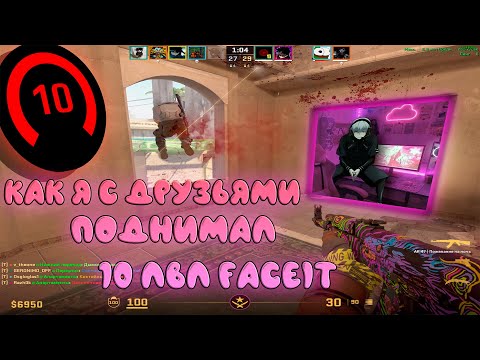 Видео: Как я с друзьями поднимал 10 лвл Faceit