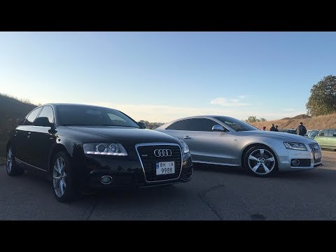 Видео: Так ли быстра Audi S5 ? Батл с Passat 3.6, Infiniti g37, Audi A6