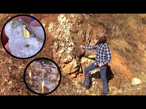 Видео: Поиск золота – отбор проб и поиск полосчатого кварца – ПИРИТА и СУЛЬФИДОВ