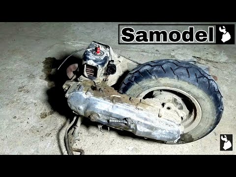 Видео: Замена поршня и колец на скутере Yamaha Gear, восстановление двигателя.