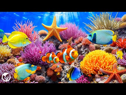 Видео: Успокаивающие мелодии для снятия стресса 🌿 Погружение в красоту океана и коралловых рифов