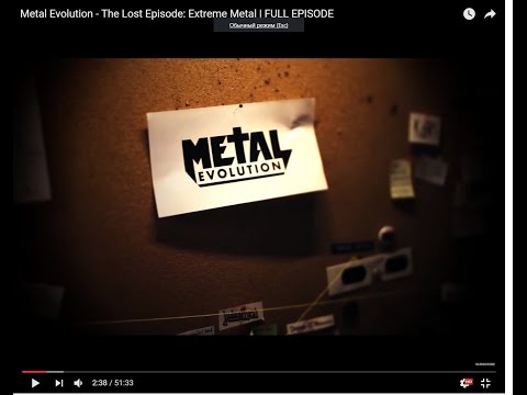 Видео: Эволюция Метала - Extreme Metal (русский перевод)