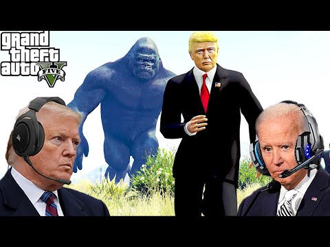 Видео: Президенты США пережили Кинг-Конга в GTA 5