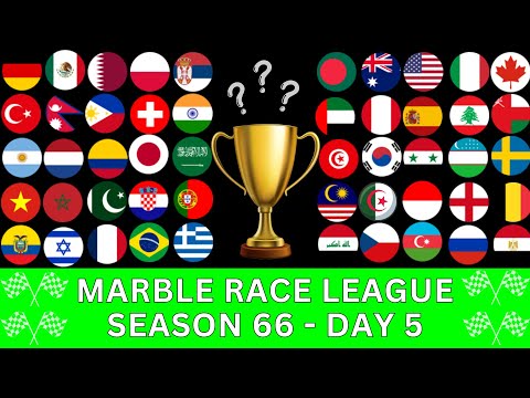 Видео: Marble Race League, сезон 66, день 5, Marble Race в Альгоду
