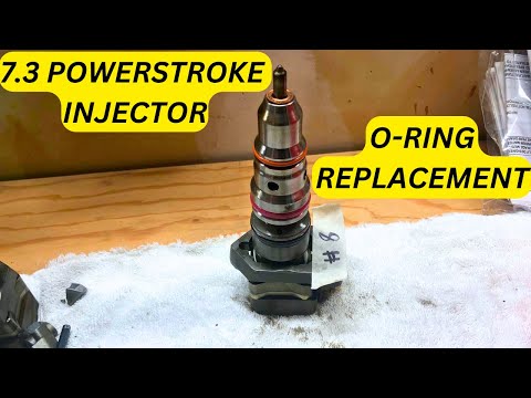Видео: 7.3 ЗАМЕНА УПЛОТНИТЕЛЬНОГО КОЛЬЦА ИНЖЕКТОРА POWERSTROKE