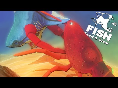 Видео: РАК СЪЕЛ МЕГАЛОДОНА, ПРОХОЖДЕНИЕ ЗА РАКА  | Feed and Grow Fish