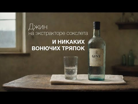 Видео: Джин без "вонючих тряпок" на экстракторе сокслета.