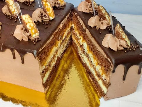Видео: СИЗ ҚИДИРГАН МАШХУР СНИКЕРС ТОРТИ 😍🔥. Невероятно вкусный торт сникерс🔥.