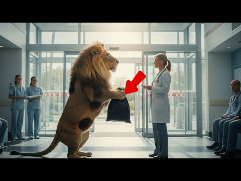 Видео: Лев принёс чёрную сумку в больницу — когда врач её открыл, все не смогли сдержать слёз.