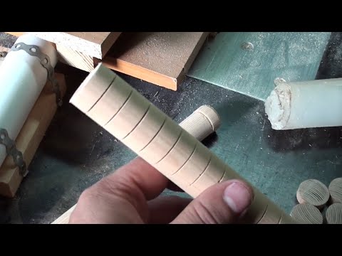 Видео: Фишки для нард из дерева новый способ изготовления