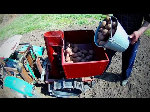 Видео: Сделал картофелесажалку. Теперь садить картофель одно удовольствие