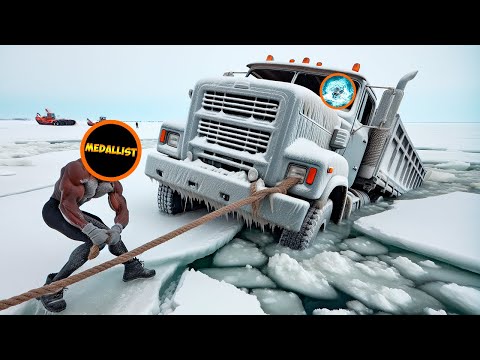 Видео: ВЫТАЩИЛ КВАНТУМЦА ПОКА ОН ТОНУЛ ВО ЛЬДАХ SNOWRUNNER!