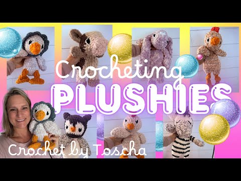 Видео: Вязание крючком обнимашек, рисование безопасных глаз, новое место для хранения!