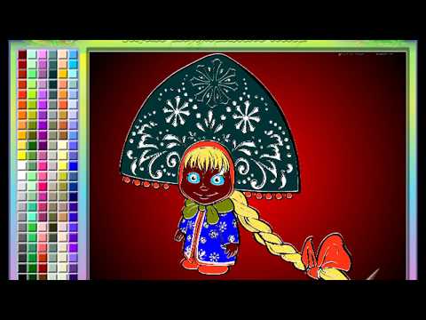 Видео: Прохождение. Маша и Медведь. Раскраска Непредсказуемая Маша. Подборка. Компиляция. Игры мультики.