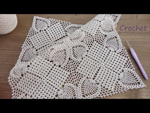 Видео: СОЕДИНЕНИЕ КВАДРАТНЫХ МОТИВОВ вязание крючком МК🧶SUPER Beautiful Pattern Crochet square motifs