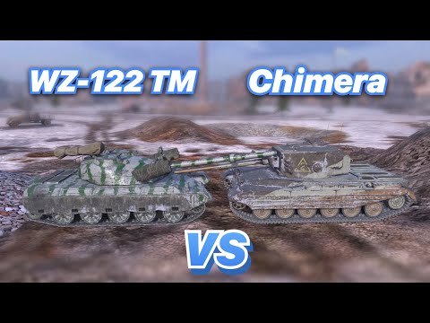 Видео: НА ЗАБИВ#96 | Китаец против Британца | WZ-122 TM vs Chimera | СТ С АЛЬФОЙ | WoT Blitz | Zlobina Liza