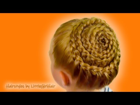 Видео: СПИРАЛЬНАЯ КОСА. Прическа "УЛИТКА".  Простая и быстрая прическа в садик (школу) №37