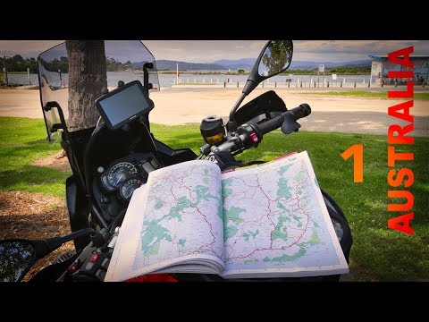 Видео: Одиночное мото путешествие куда глаза глядят - Австралия - Часть 1