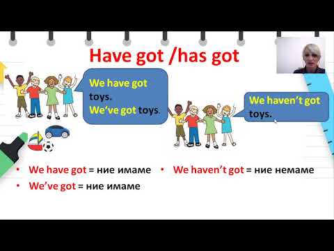 Видео: IV одделение - Англиски јазик - форми на глаголот have got, has got