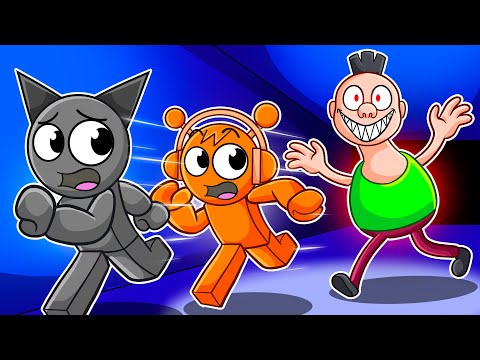 Видео: Спрунки сбегает от Хамуда Хабиби в Roblox!