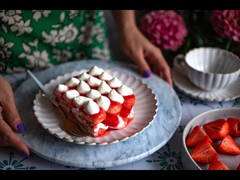 Видео: КЛУБНИЧНЫЙ ТИРАМИСУ