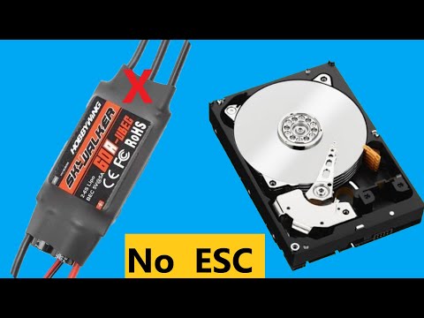 Видео: Этот трюк запускает двигатели жесткого диска без ESC!