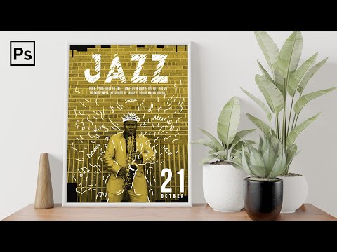 Видео: ПРОСТОЙ ДИЗАЙН ПОСТЕРА В ФОТОШОПЕ