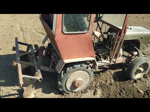 Видео: Саморобний дизельний міні трактор