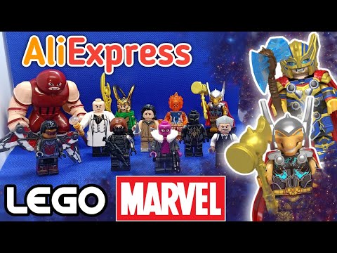 Видео: Фигурки MARVEL из Китая/LEGO minifigures aliexpress #5