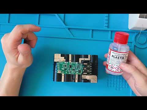 Видео: Сборка аккумулятора Milwaukee M18 на элементах 21700 из DYI набора с Aliexpress