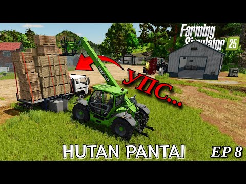Видео: ПОМАГАМ ЗА СТРОЕЖA НА ХРАМ! | Farming Simulator 25 - Hutan Pantai #8