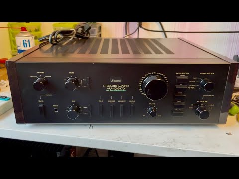 Видео: Sansui au-d907x профилактика! Часть 1