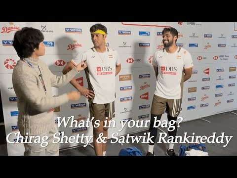 Видео: Что у тебя в сумке? с Чирагом Шетти и Сатвиксайраджем Ранкиредди🇮🇳