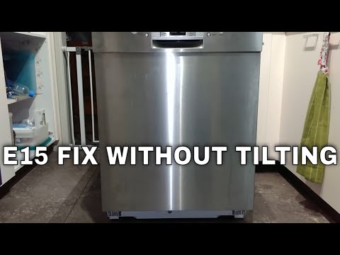 Видео: Bosch Dishwasher E15 код ошибки постоянное исправление