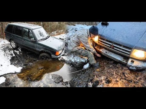 Видео: Range Rover P38 - Проверяем на прочность Пегаса в Зеленом городе! В компании с Паджеро 2.