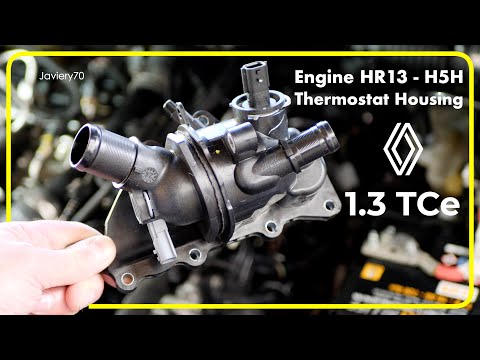 Видео: 🔸 РЕНО - ДАЧИЯ | 1.3 Утечка охлаждающей жидкости двигателя TCe в термостате коробки (rus)