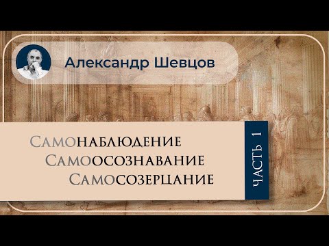 Видео: Самонаблюдение, самосозерцание и самоосознавание. Часть 1 | Александр Шевцов