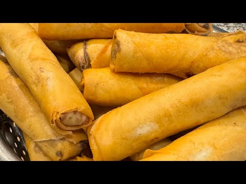 Видео: Как приготовить куриный спринг-ролл || Ly Cooks