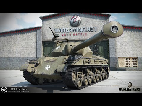 Видео: T 28 Prot на карте Штиль