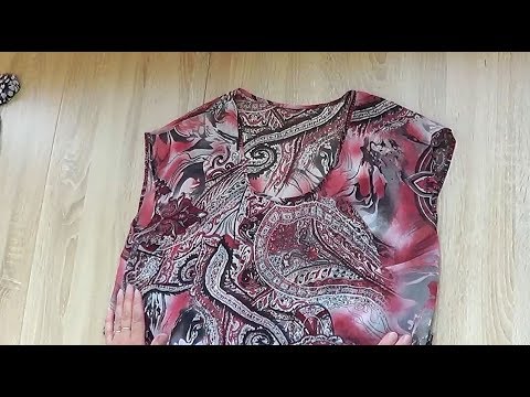 Видео: Окантовка срезов в шифоне